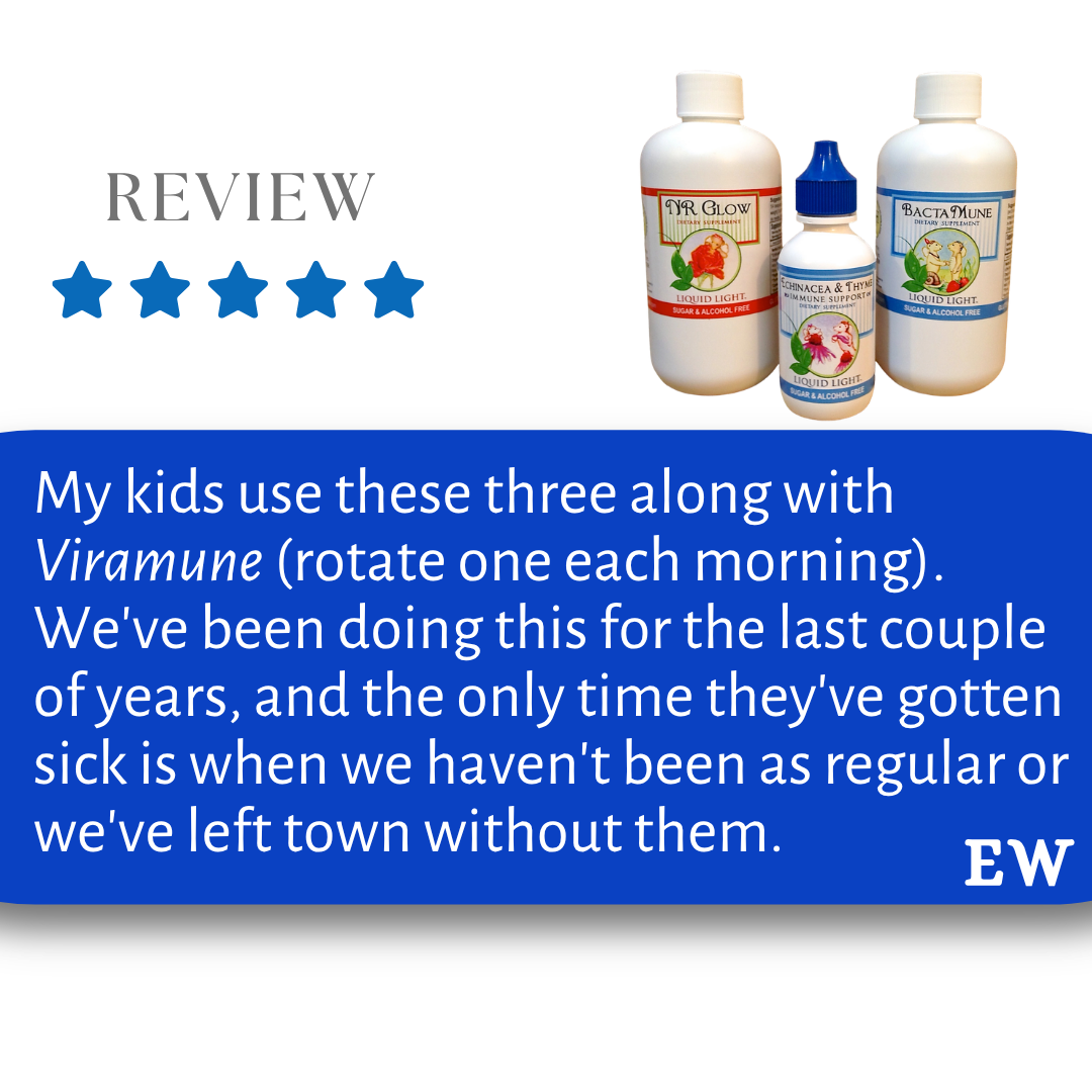 Herbal immune system support kit from TriLight Health customer review